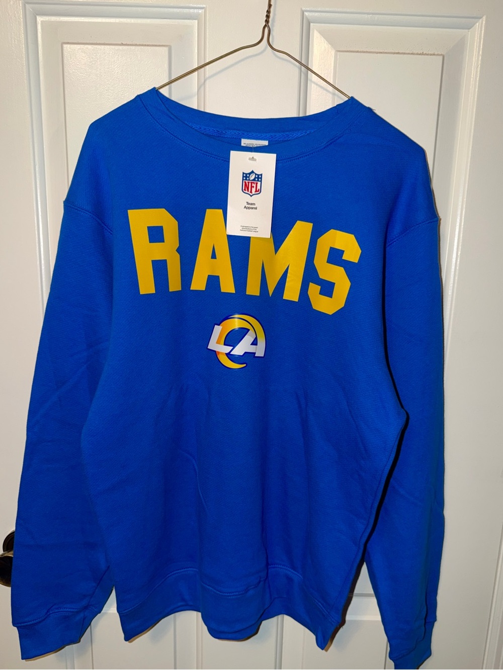 Los Angeles Rams Crewneck Sweatshirt NWT Size Medium NFL Team Gameday Apparel